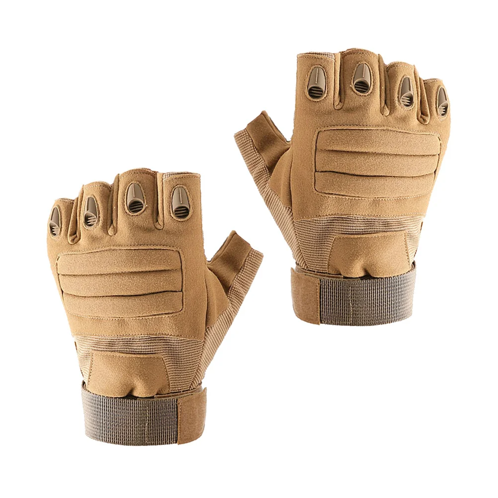 

1Pair Half Finger Gloves Breathable Anti Slip Gloves for Cycling Motorbike Camping Outdoor Activities