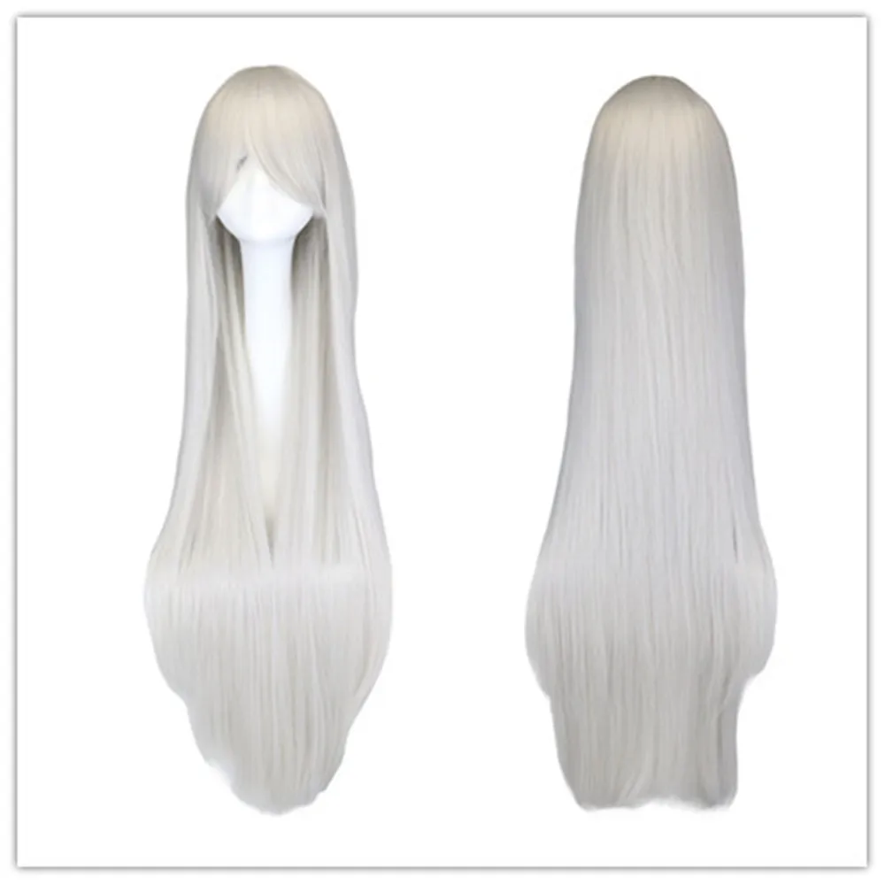 

IDOLiSH7 Re:vale Cyber Techn Парик Косплей Аниме Косплей Серебристо-белый длинный парик Термостойкие синтетические волосы Парики для Хэллоуина
