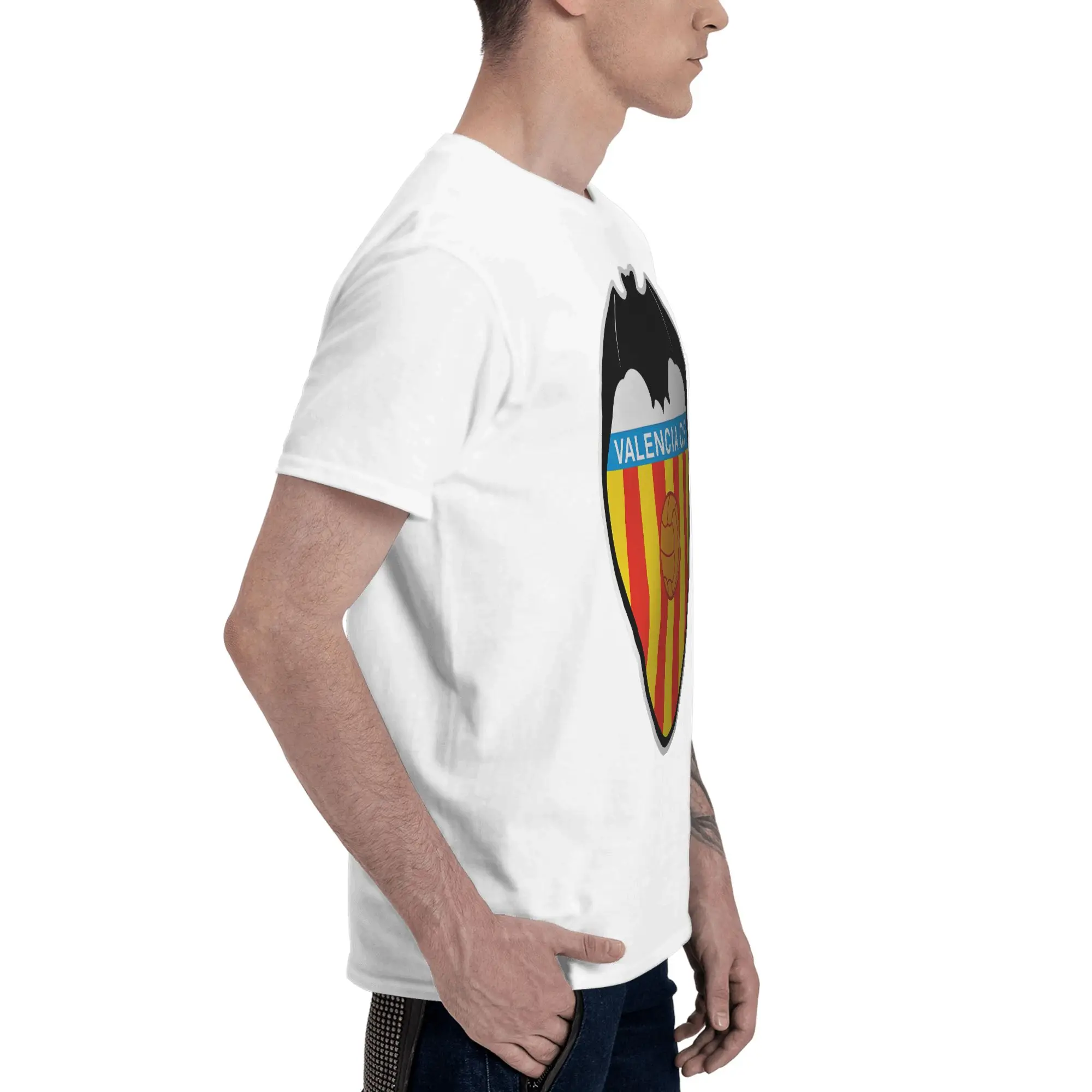 The Valencia Logo Soft And Glutinous Reversible T-shirt Street Personality Tee