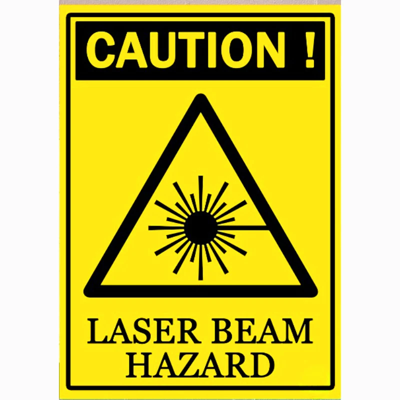 

Car decoration decal sticker Safety Sign Sticker Signage Caution Bio Hazard Beware Laser 13cm PVC KK