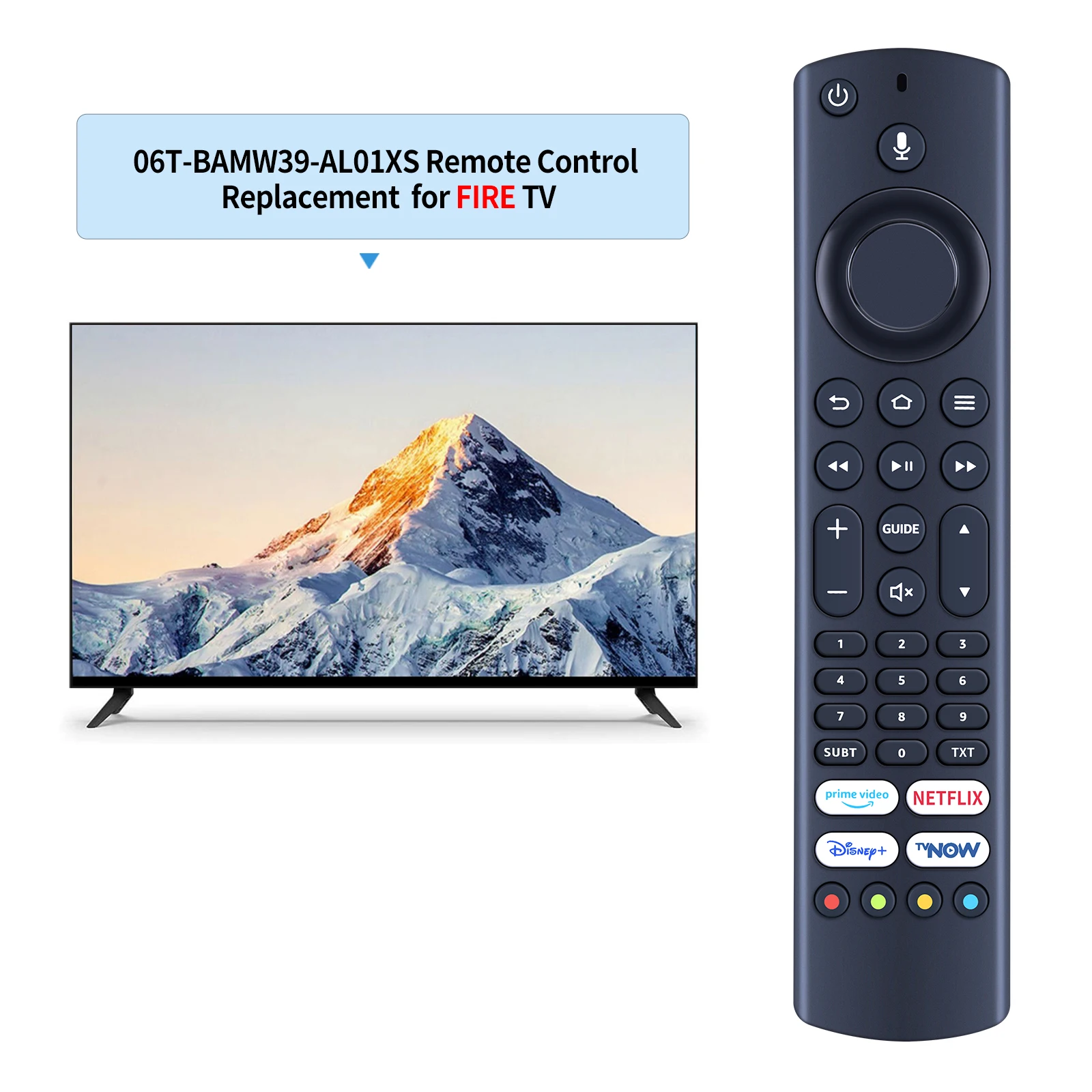 Remote control for OK. FIRE TV 06T-BAMW39-AL01XS