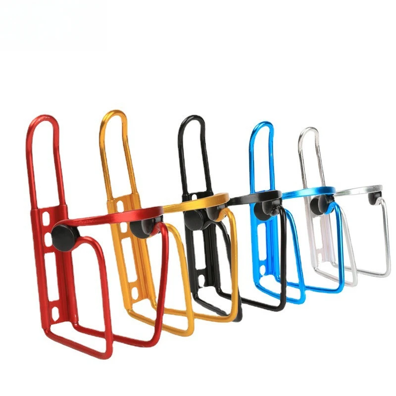 

Bicycle Kettle Rack Titanium Alloy Hollow Riding Water Bottle Cage Holder with Screws Bike Cycling Accessories Style B