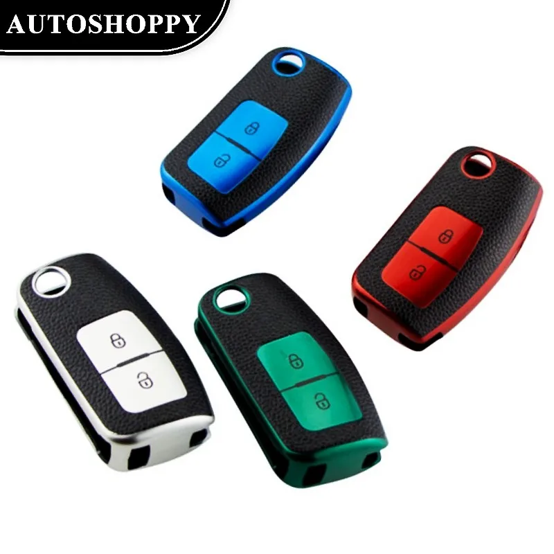 

2Buttons Car Remote Flip Key Cover Case Shell Holder for Ford Fiesta Focus 2 Ecosport Kuga Escape Falcon B-Max C-Max Galaxy