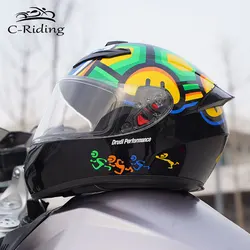 Casco integrale Casco Moto Capacete Casco Moto Racing Kask Casque Moto Full Face Kask Downhill DOT approvato