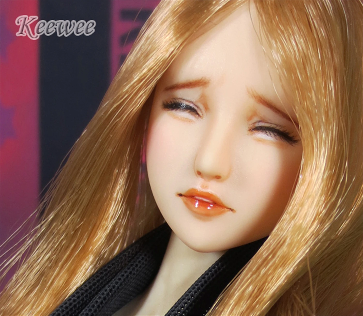 Keewee 1/6 Scale Drunk Girl Head Sculpt Model Fit for 12