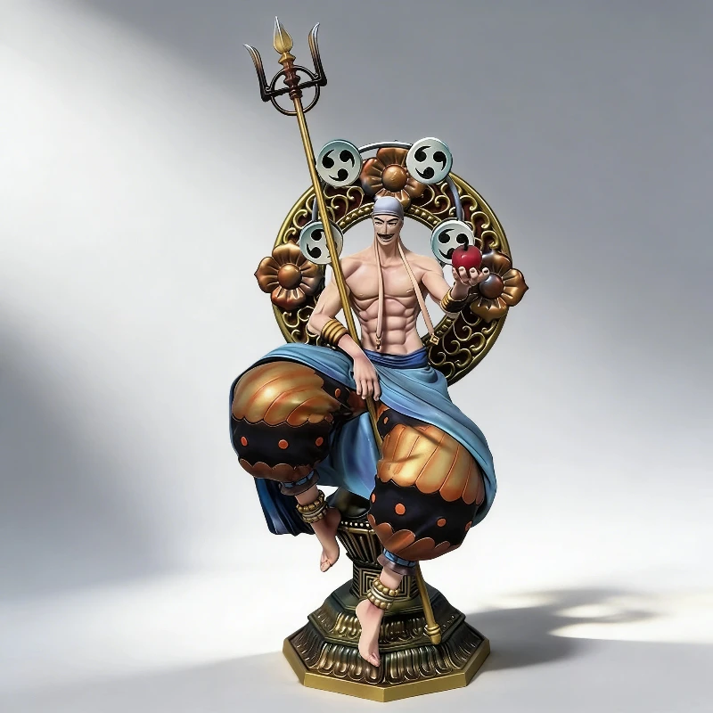 

One Piece POP Enel GK Figure PVC Anime Statue 39cm God Of Thunder Throne Pose Collectible Model For Anime Fans Desktop Decor