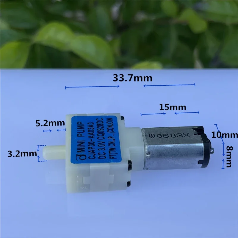 CJAP30 Tiny Mini M20 Motor Mute Air Pump Oxygen Pump DC 3V-3.7V Precision Pump For Fish Water Tank/ Aquarium