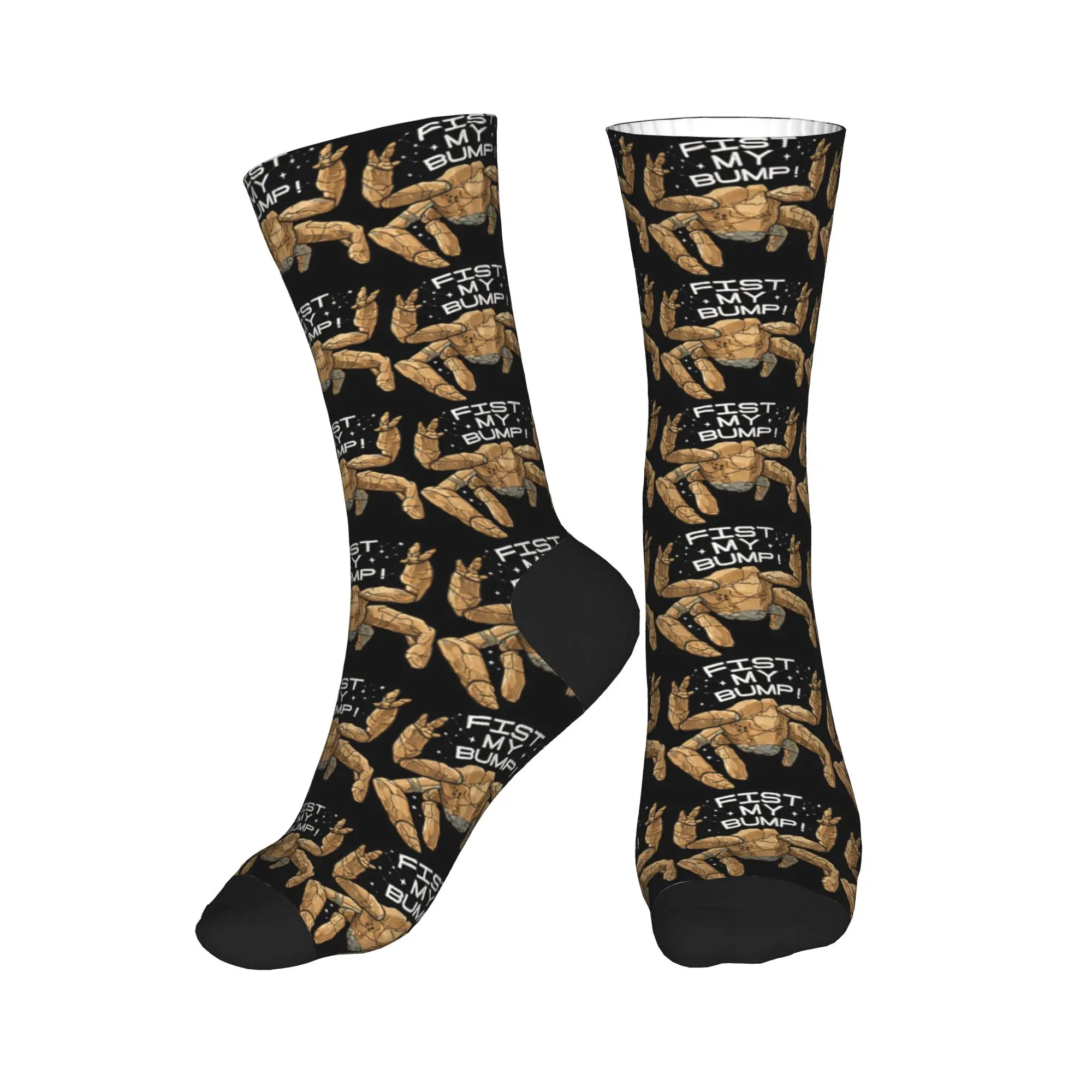 Rocky Amaze Jazz Hands Fist My Bump Project Hail Mary Stockings  Modern Socks Men  Soft Socks Winter Running Sports Anti Socks