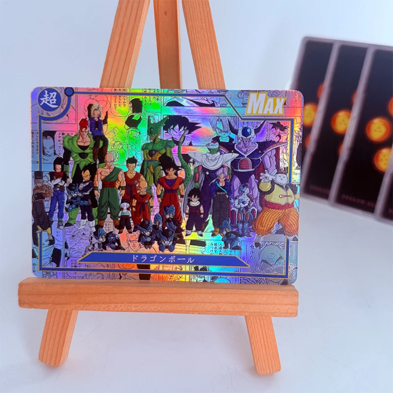 Anime Dragon Ball Diy Colorful Flash Cards Vegeta Iv Trunks Son Goku Krillin Chichi Android 17 Cell Vegetto Collection Cards view 3