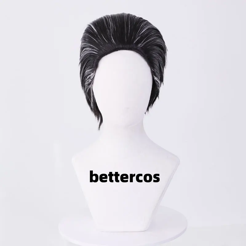 Anime Arcane Silco Cosplay Wig Game LOL Jinx Father Silco Cosplay Outfits Halloween Carnival Suit