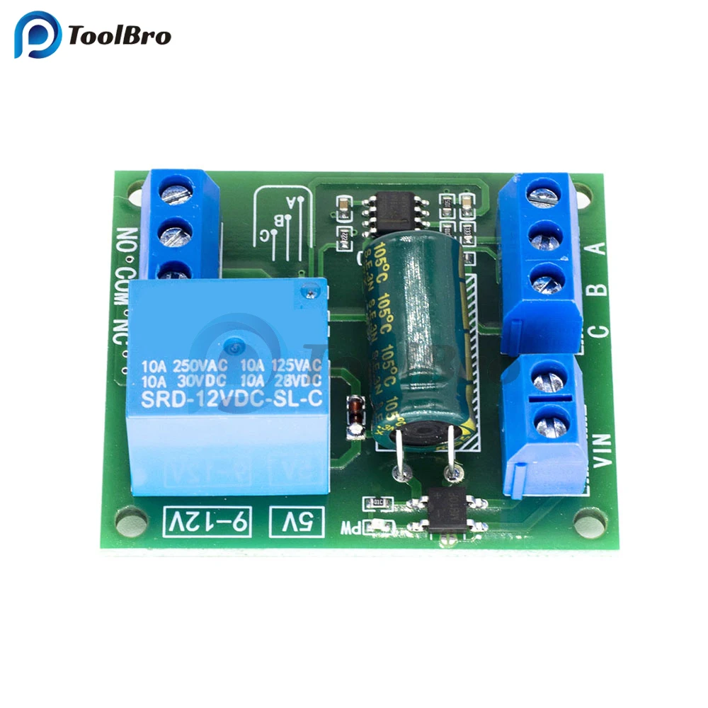Imagem -05 - Módulo Controlador de Nível de Água Automático Interruptor Sensor Líquido Válvula Solenóide Motor Bomba Tanque de Água Controle Relé Board dc 5v 12v