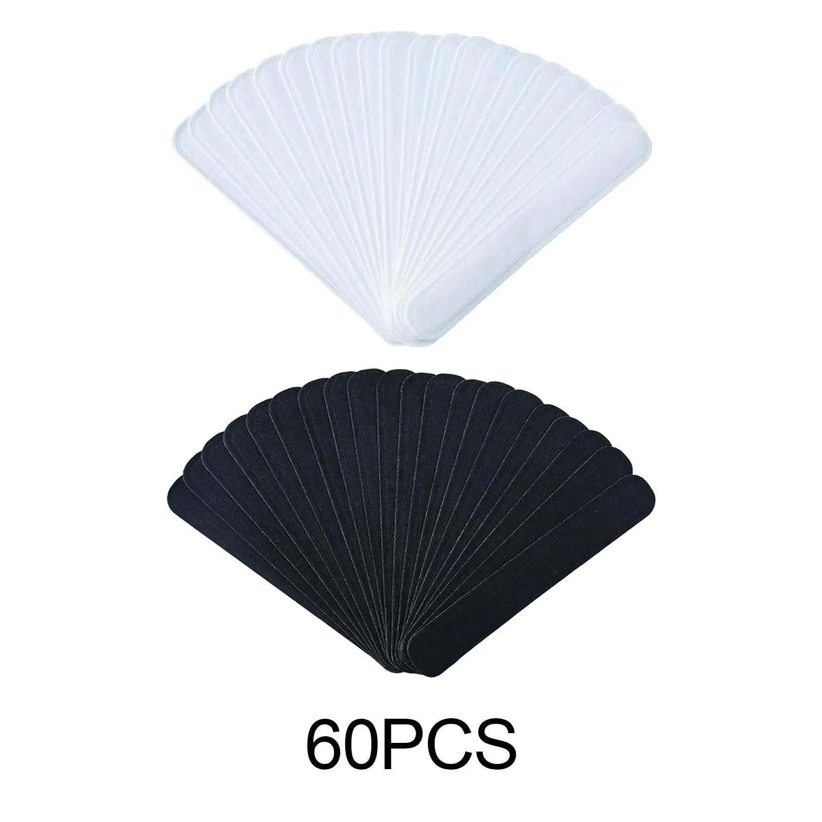 60x Hat Sweat Liner Disposable Self Adhesive Hat Liner Sweatbands