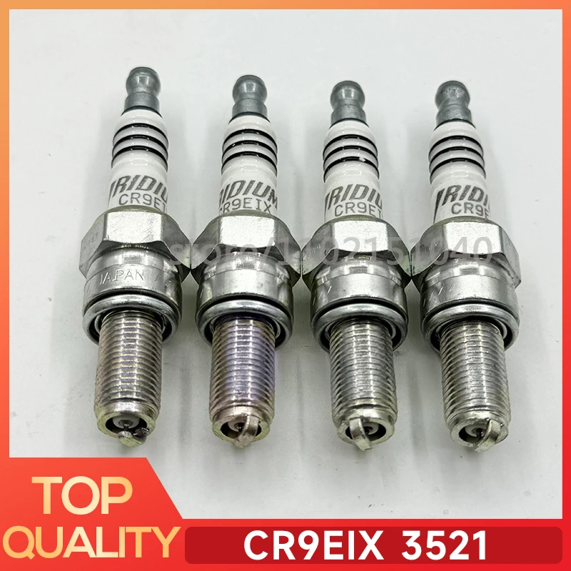 4pcs/lots CR9EIX 3521 motorcycle iridium spark plug For SUZUKI GSXR CR9EIA-9 IU27 CB400 CBR VTR RZR XP900 XP1000 XP 900