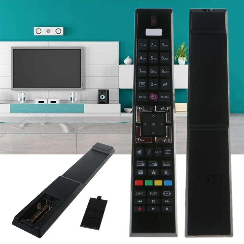 Portable TV Remote Control Replacement RC-4995 for Continental Edison Edenwood for Hyundai CELED49PREMB3 ED2400HD ED3905