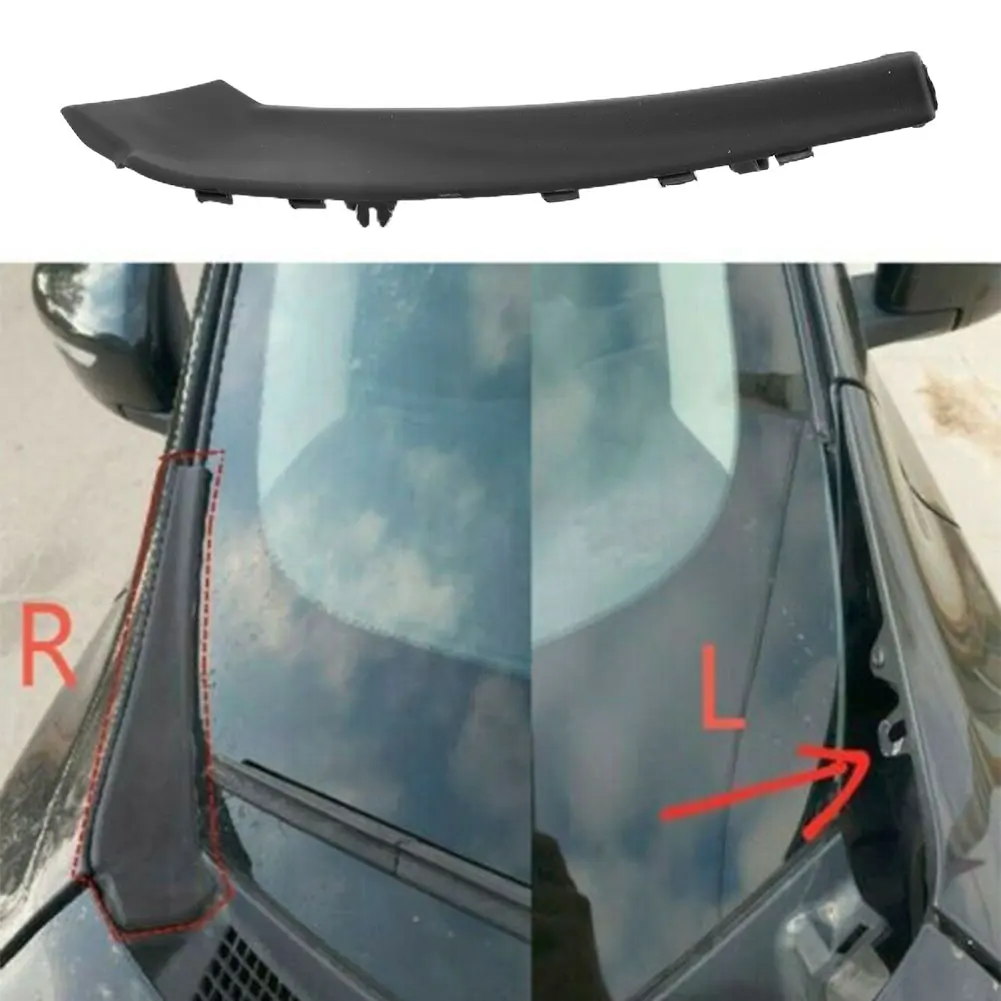 2Pcs For Nissan X-Trail Xtrail Rogue 2014-2018 Car Front Windshield Wrap Corner Trim Wiper Side Trim Cover Lid Plate