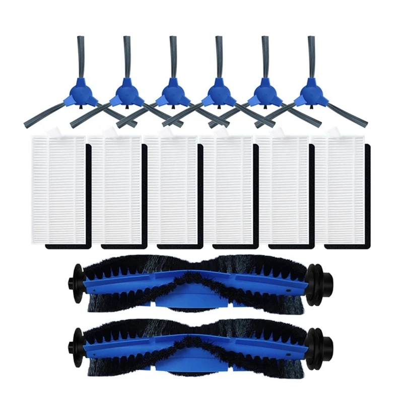 Primary HEPA Filter Main Side Brush for Anker Eufy Robovac 11S, 12, 15T, 15C, 25C, 30, 30C, 35C Robot Cleaner Components