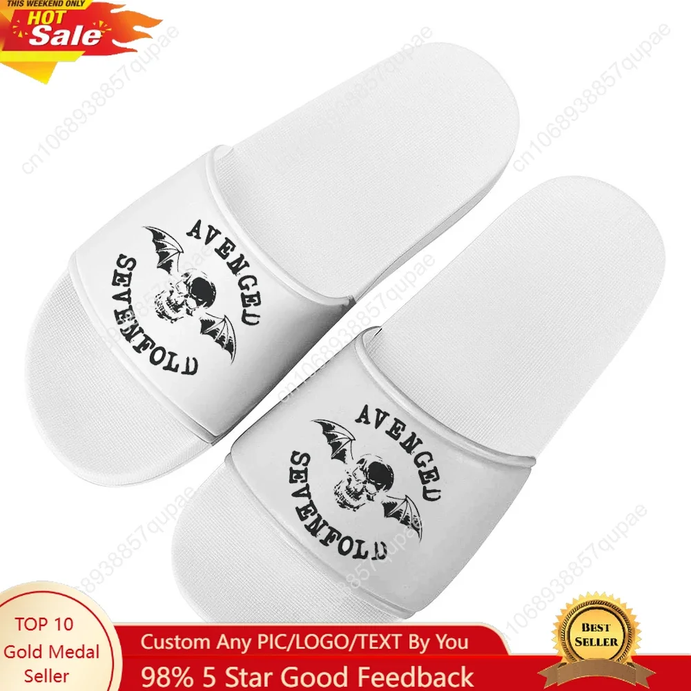 

Avenged Sevenfold Slippers Home Water Shoes Women Teenagers Fashion Beach Pool Sandals Custom Made Comfort Summer Slipper