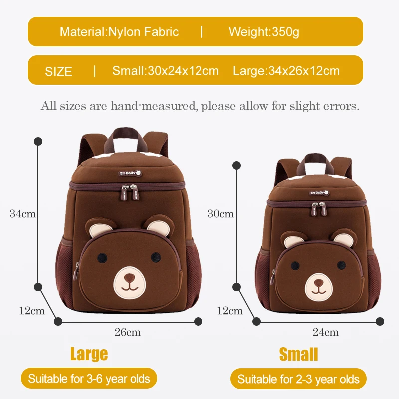 Tas Ransel TK Anak Kecil untuk Anak Laki-laki Tas Sekolah Balita Cocok untuk Usia 3 hingga 8 Tahun Tas Ransel Balita untuk Anak Perempuan