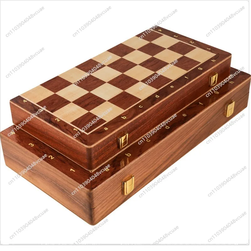 For Chess Solid Wood High-end Suit Large Children's Wooden Folding Board Competition
