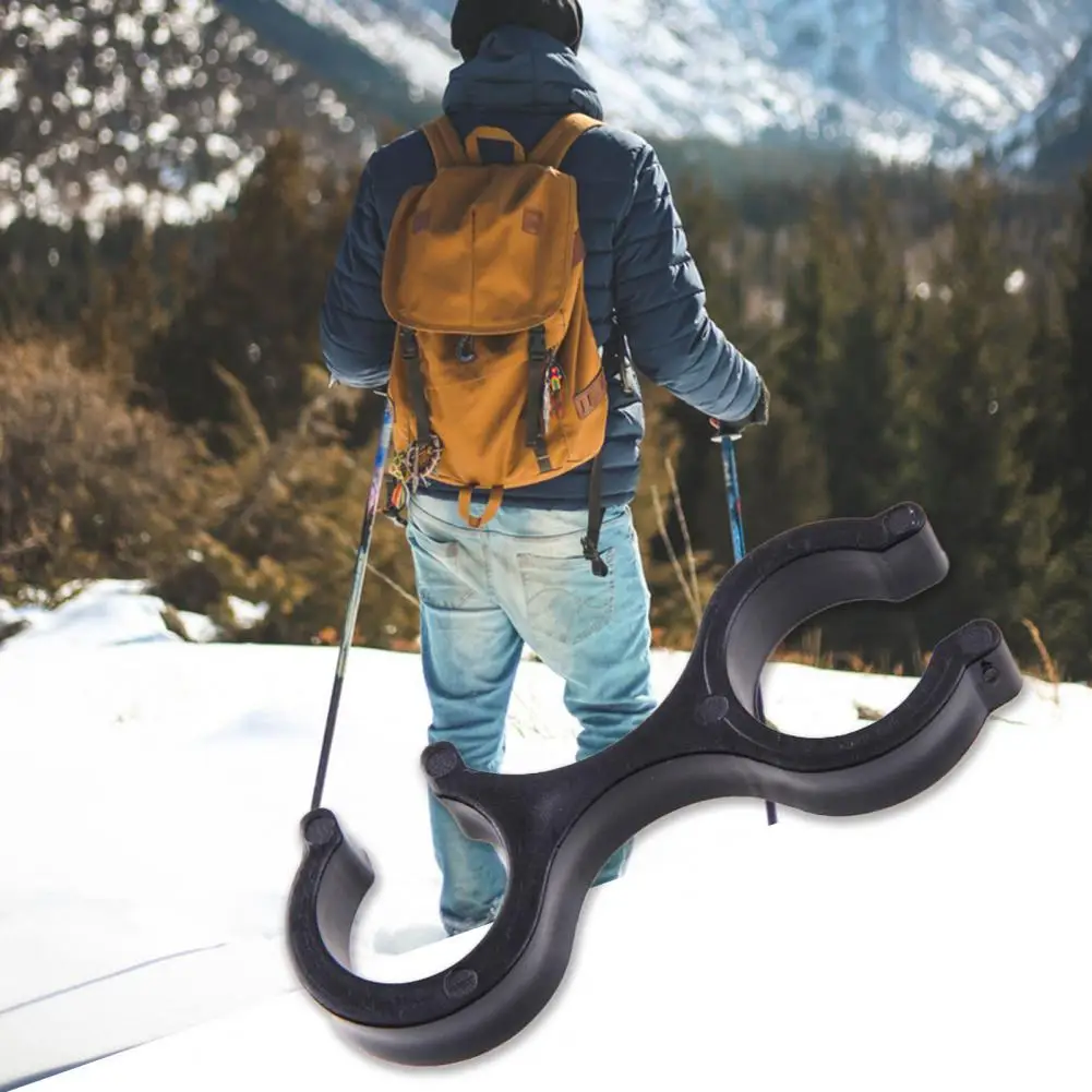 Locking Carabiner 4Pcs Stable 8-Character Plastic  Trekking Pole Figure Eight Carabiner Climbing Supply