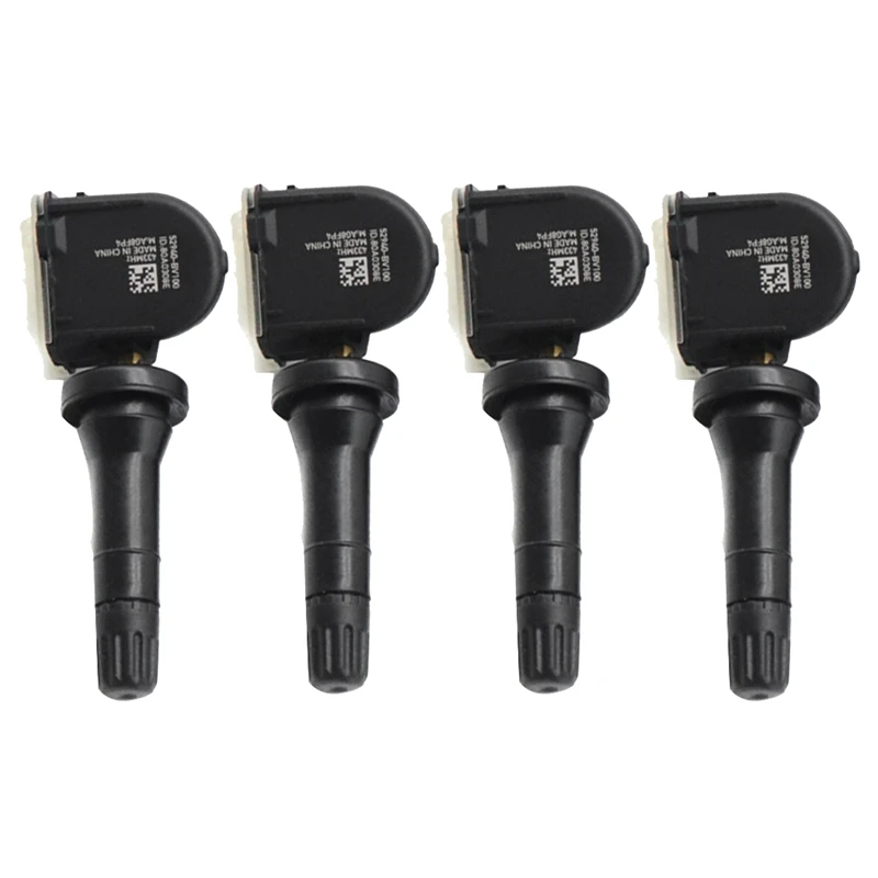 4Pcs Tire Pressure Sensor 433Mhz TPMS 52940-BV100 For Hyundai Creta H1 Van H100 Iload Staria Tucson Kia EV6 Sonet