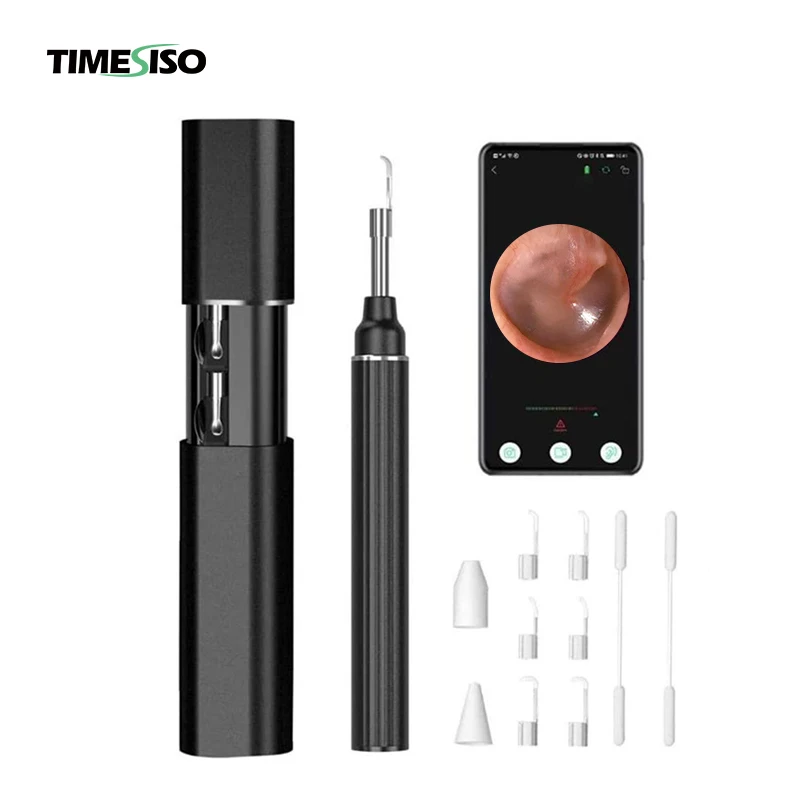 P40 pro Integrated Wireless Earwax Remover 5MP 6Axis Gyroscope 1080P HD Ear Wax Removal with Camera