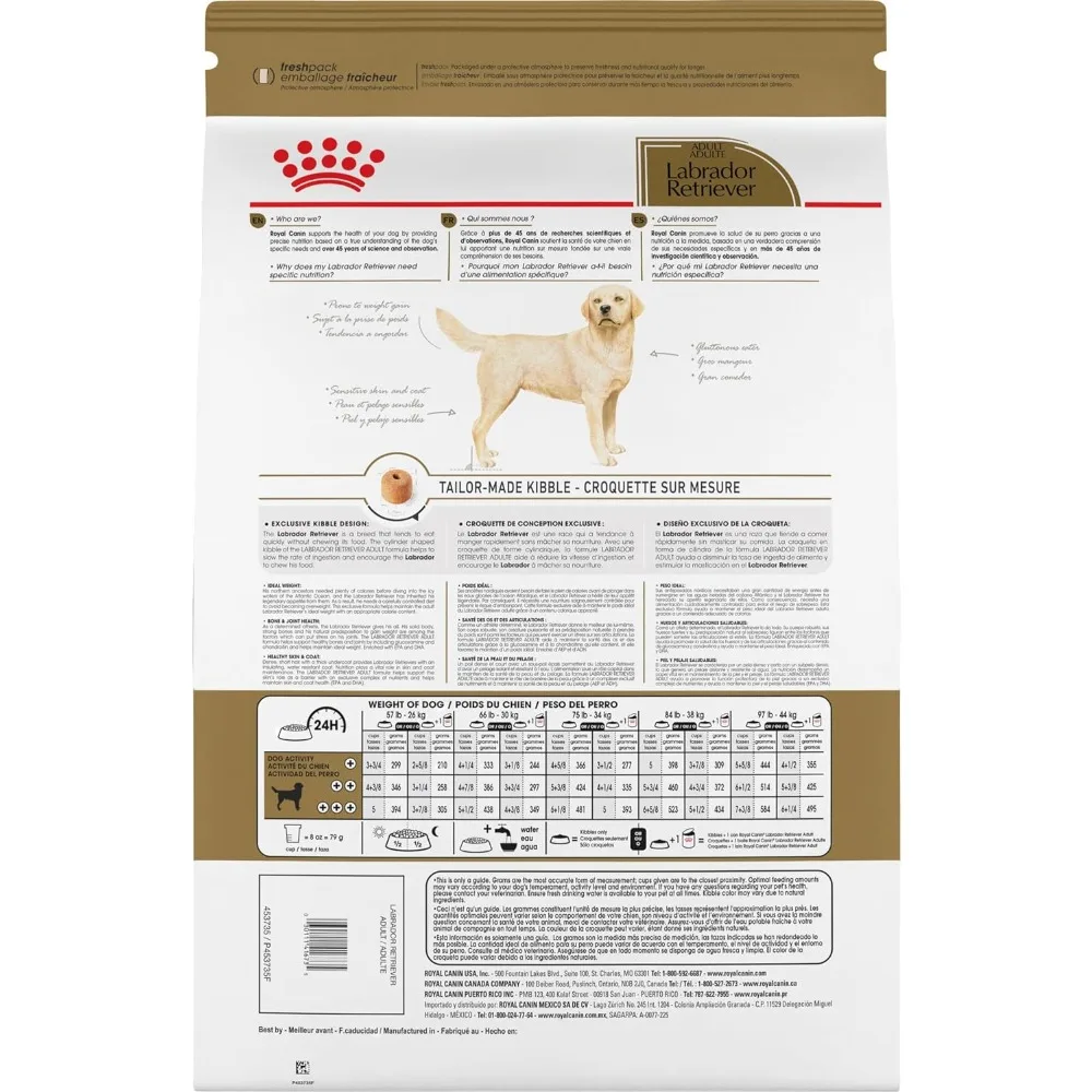 Labrador Retriever Adult Dry Dog Food, 30 lb bag