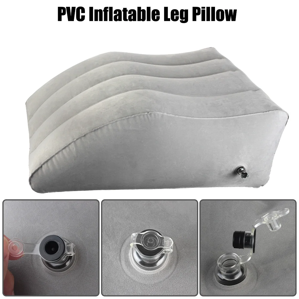 

Foot Pillow Elevation Leg Pillows Inflatable Leg Pillow Portable Wedge Pillow Knee Cushion For Travel Camping Sleeping PVC