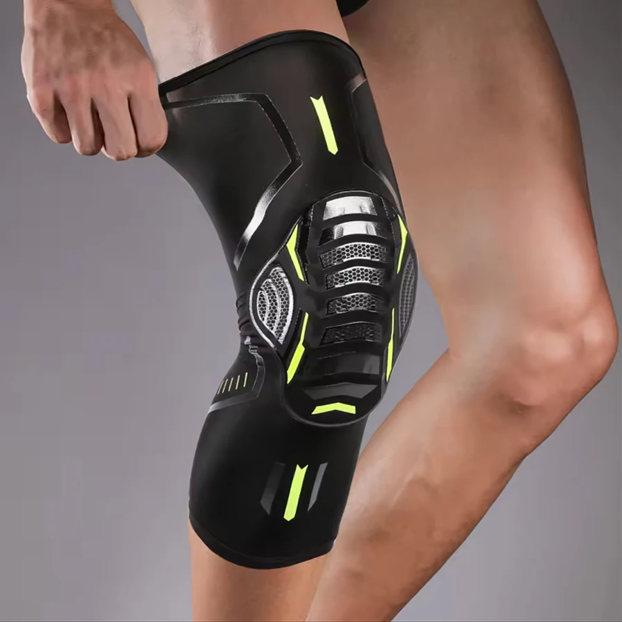 Rodillera de compresión para hombre y mujer, rodilleras a prueba de golpes, rodillera para correr, artritis, alivio del dolor articular, 1 ud.