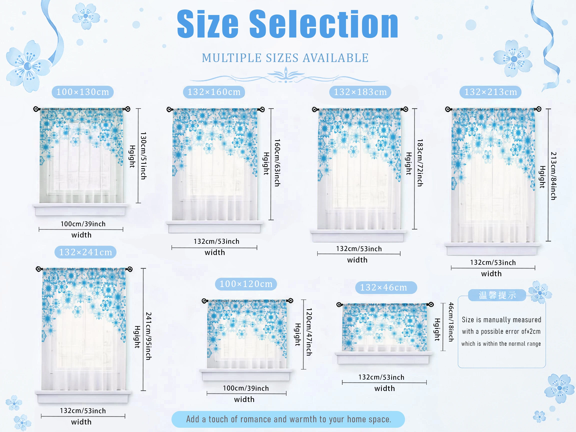 Blue Star Modern Gradient Sheer Curtain, Good Quality Light Reducing Luxurious Voile for Living/Bedroom/Kids Room,Day Gift - view 6