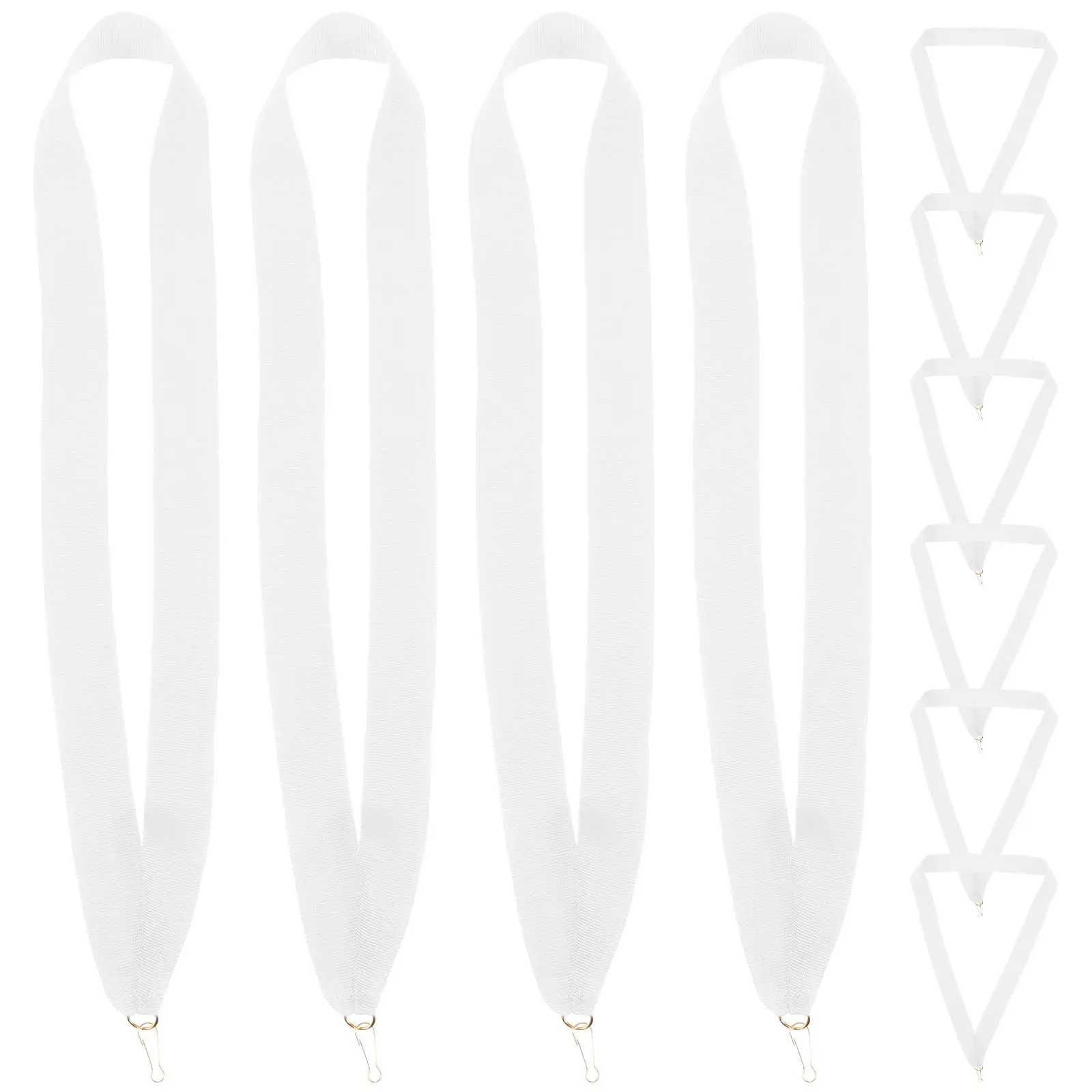 

10Pcs Medal Neck Ribbons Award Straps Multi-Function for Sports Event Party Medal Hanging Lanyards Award Ribbons