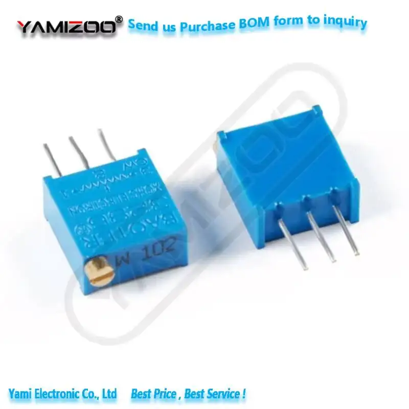 10 Stück 3296W-103 203 503 10K Top-Adjustable Multi-Turn Potentiometer 1K 2K 50K100K500K1M – Detail 3