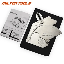 MG-8 Bridge Welding Gauge, aço inoxidável Cam Type Gauge, Ulnar Welder Inspection Gauge