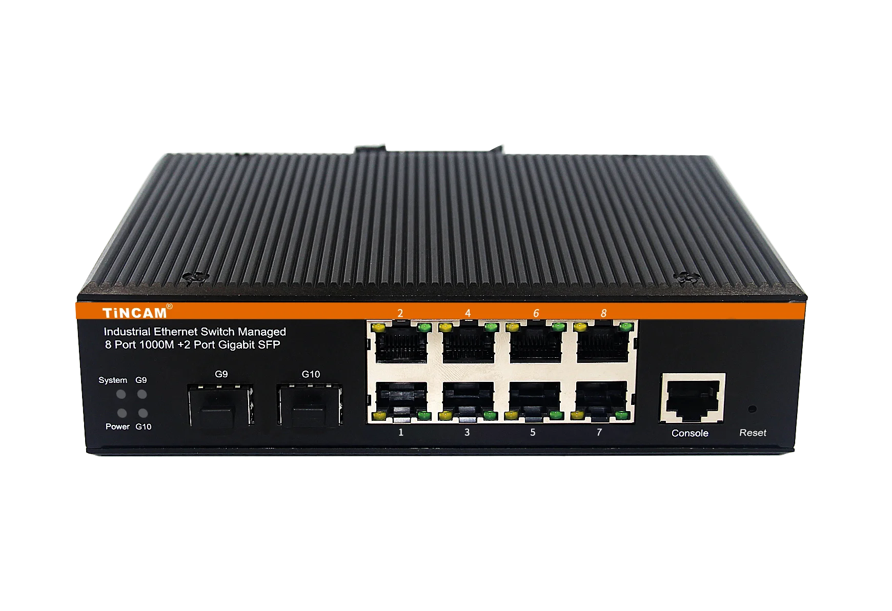 TiNCAM مُدار 2 * SFP + 8 * RJ45 Port Gigabit 10 Port POE Switch 120W Power Supply Ethernet Smart Switch لكاميرا IP مع #5