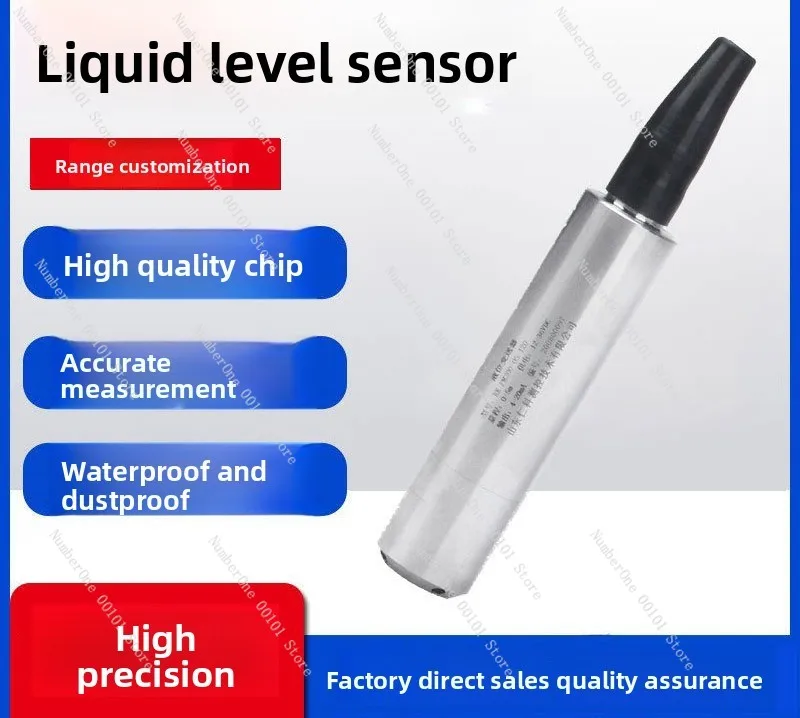 4G Wireless Liquid Level Sensor, Industrial Grade LCD Transmitter, High Precision Level Meter