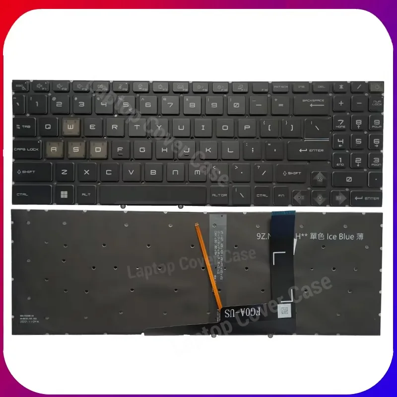 US Laptop Keyboard FOR GL66 GF66 MS-1581 1582 1583 1585 GL76 GF76 MS-17L1 17L2 17L3 MS-17L4 MS-17L5