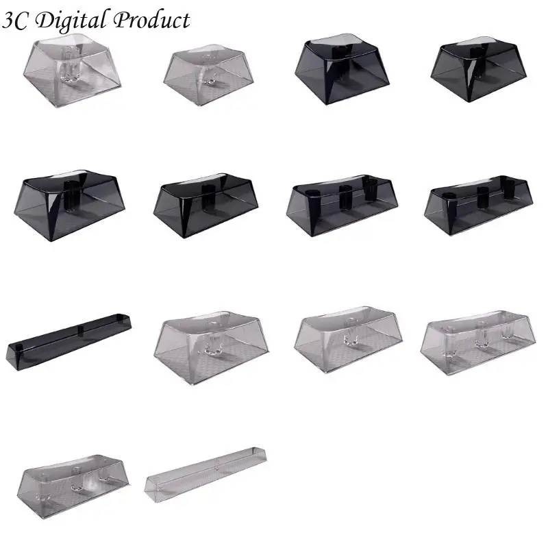 Клюки толщиной 1,5 мм 1,75U Прозрачный клавиш Идеально подходит для механической клавиатуры DIY Q84A