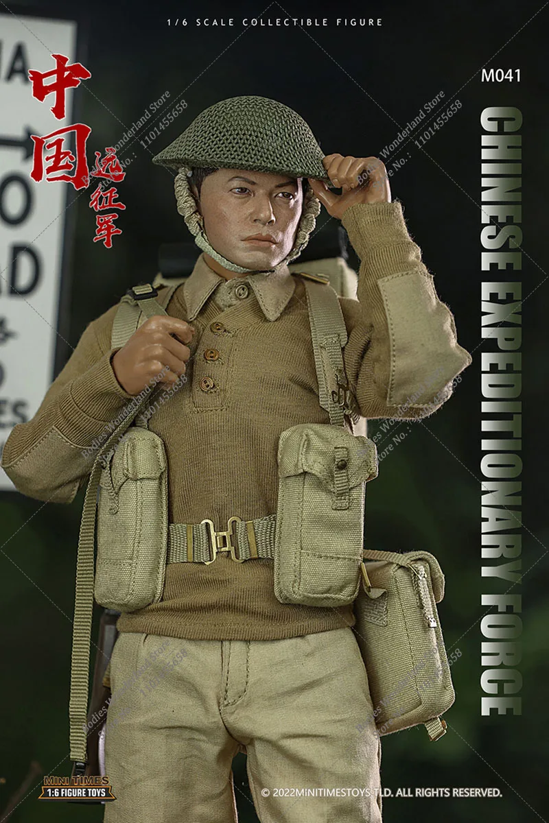 In Stock minitimes toys M041 1/6 Scal Collectible Chinese Expeditionary Force 12Inch Male Solider Action Figure Model Toys