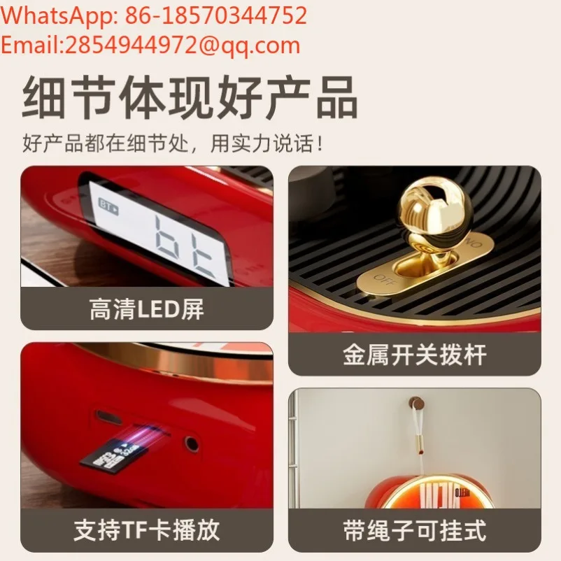 2026     Portable Bluetooth CD Speaker, High-quality Home Music Player