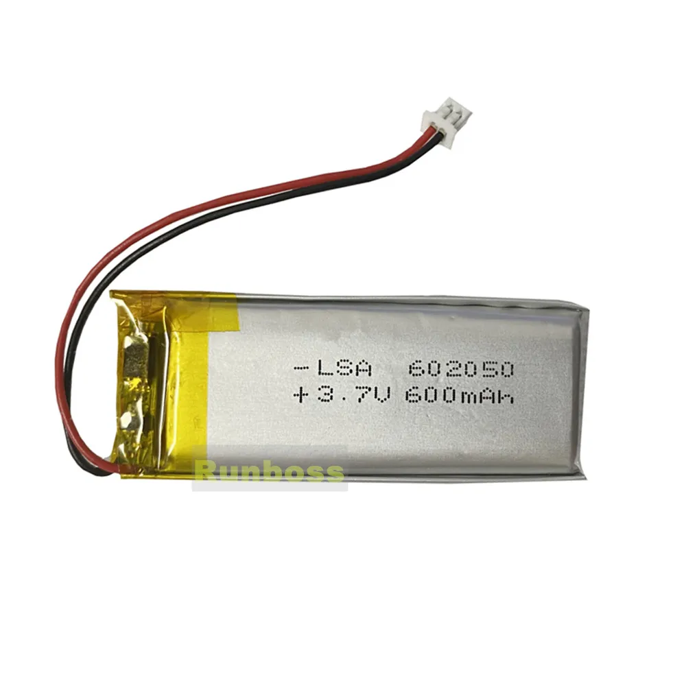 602050 602048 3.7V 600mAh 1.25mm Battery for Communication Products OCT Intelligent Lock Electronic Remote Control Massager