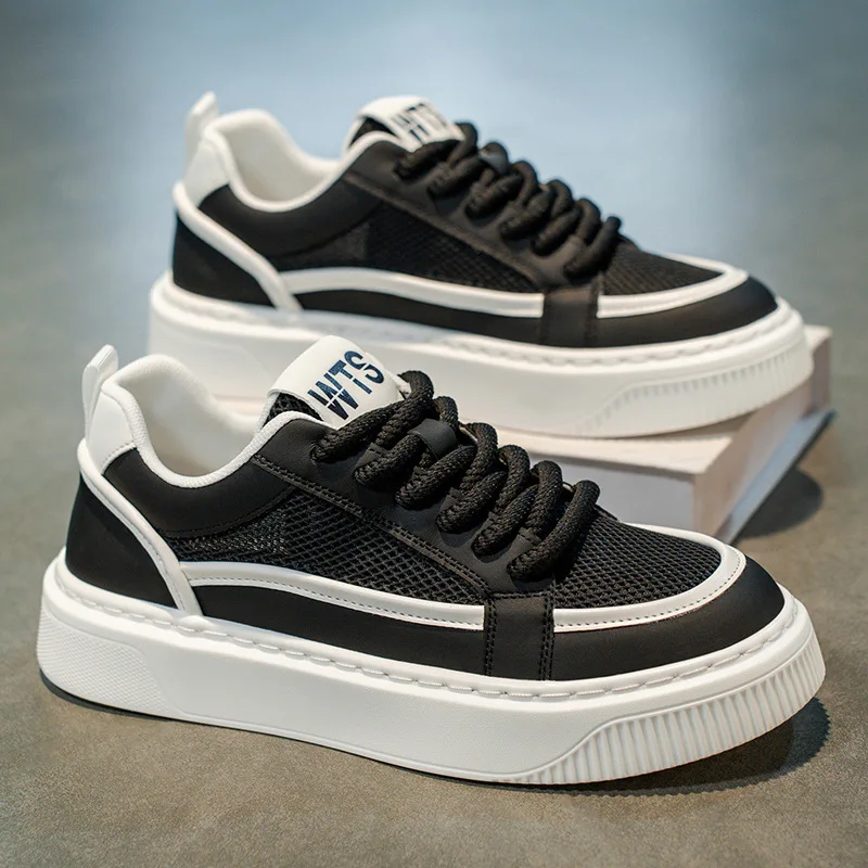 

Мужские повседневные кроссовки, весенне-осенние дышащие сетчатые удобные туфли на мягкой подошве, нескользящая обувь на плоской подошве, легкая универсальная спортивная обувь