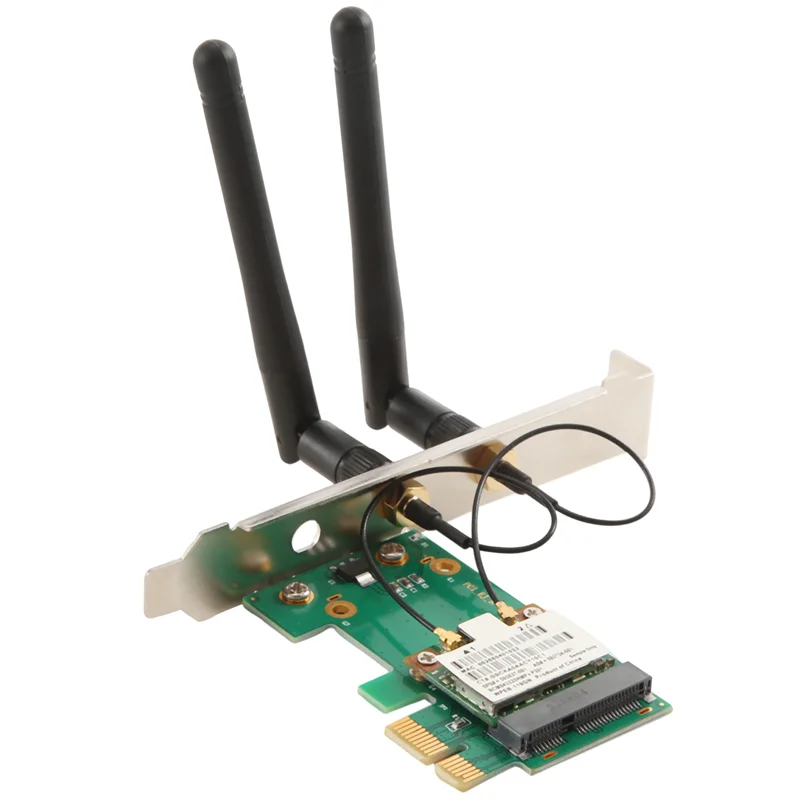 AEF7-PCI-E Wifi Adapter 300M BCM94325 Wifi Card For Macos 2.4G Single Band 802.11Ac WLAN Plug And Play 24BB