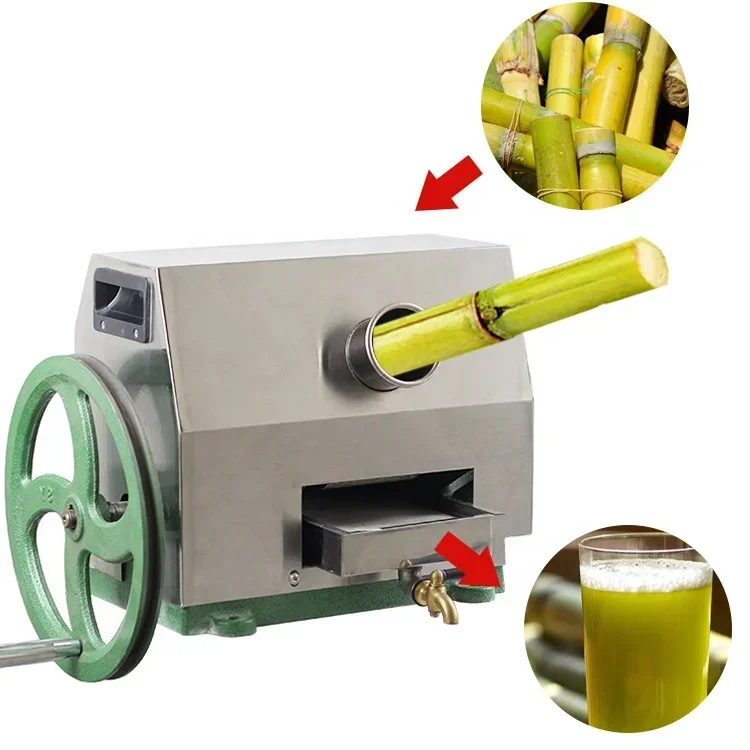 Top sale 60kg/h sugarcane juicer machine Stainless steel sugar cane juicer Manual Sugarcane juicer