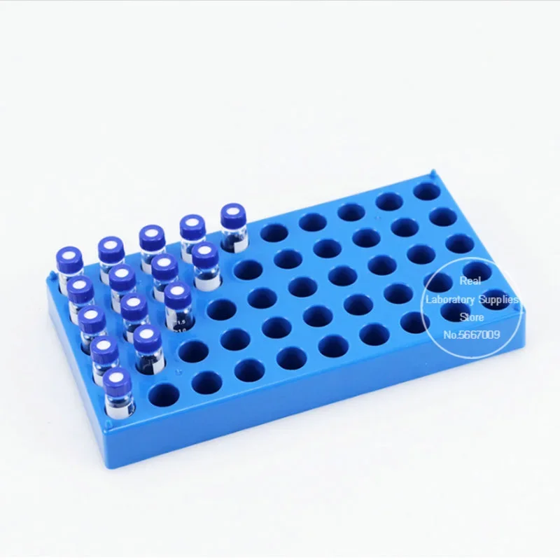 1piece 2ml To 60ml Plastic Holder of Sample Bottle Headspace Bottle\'s Rack Chemistry Laboratory Supplies