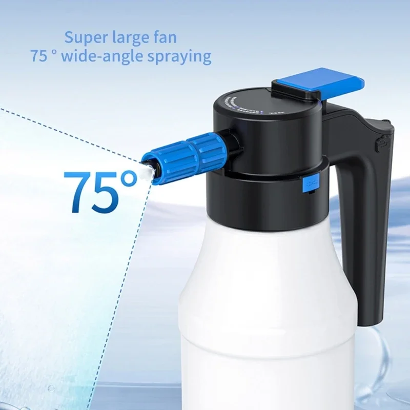 Electric Bottle 1.5L Rechargeable Battery Powered Sprayer Automatic Plant Misters Sprayer Watering Can