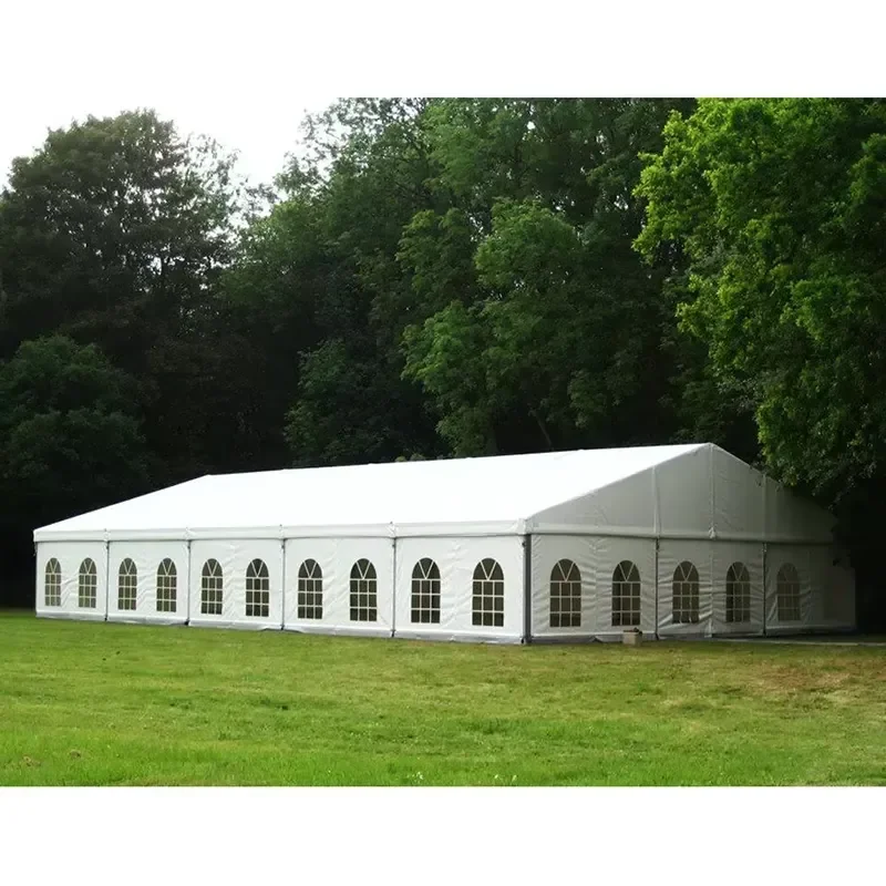 CE Certified Aluminum Frame Marquee Tent for Wedding Party and Industrial Storage Warehouse Waterproof PVC Tent