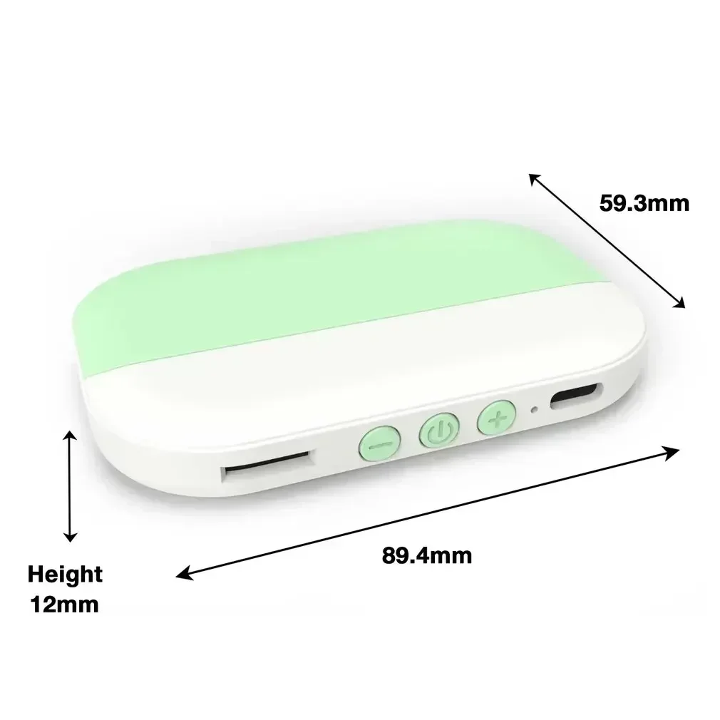 

Wireless Bone Conduction Box Mini Stereo Music Player Under Pillow Sleep Aid Artifact Support TF Card Bluetooth 5.2 Speaker