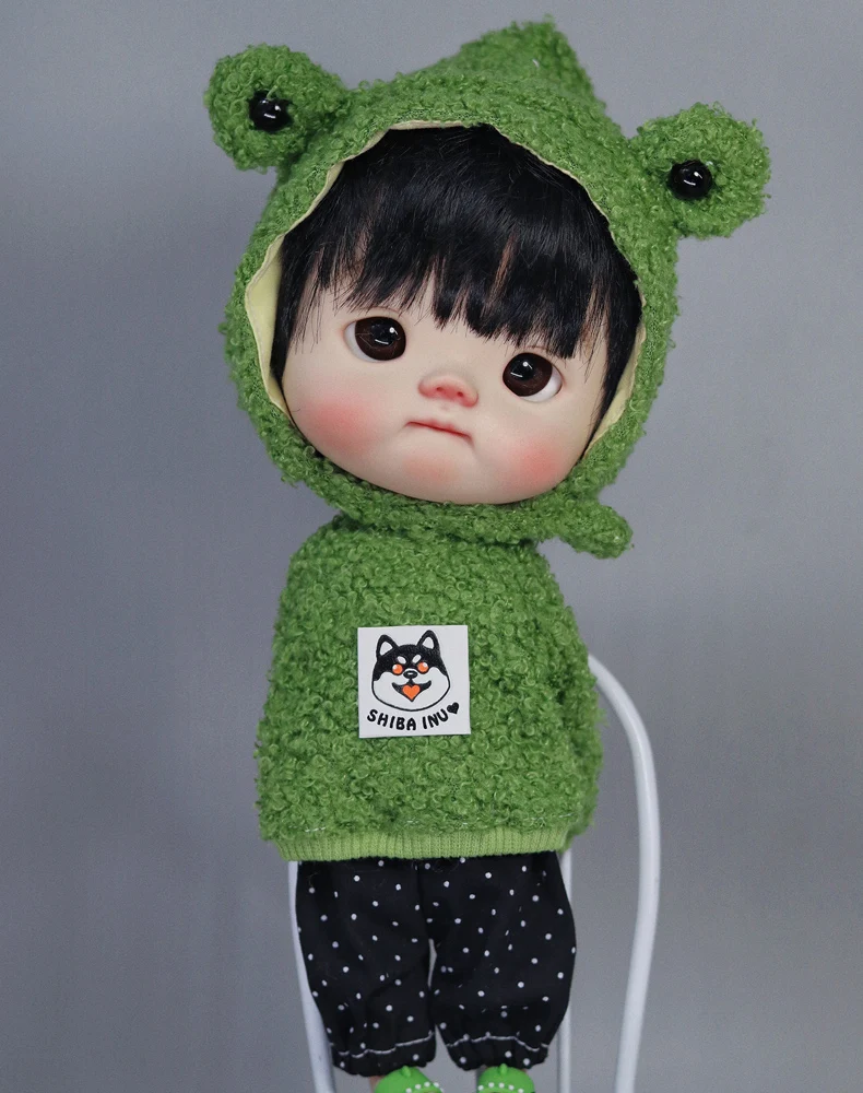 YESTARY BJD Doll Clothing Dolls Accessories Small 1/6 Dotted Body New Cute Little Frog Suit Fashion Dolls Clothes For Girl Gifts