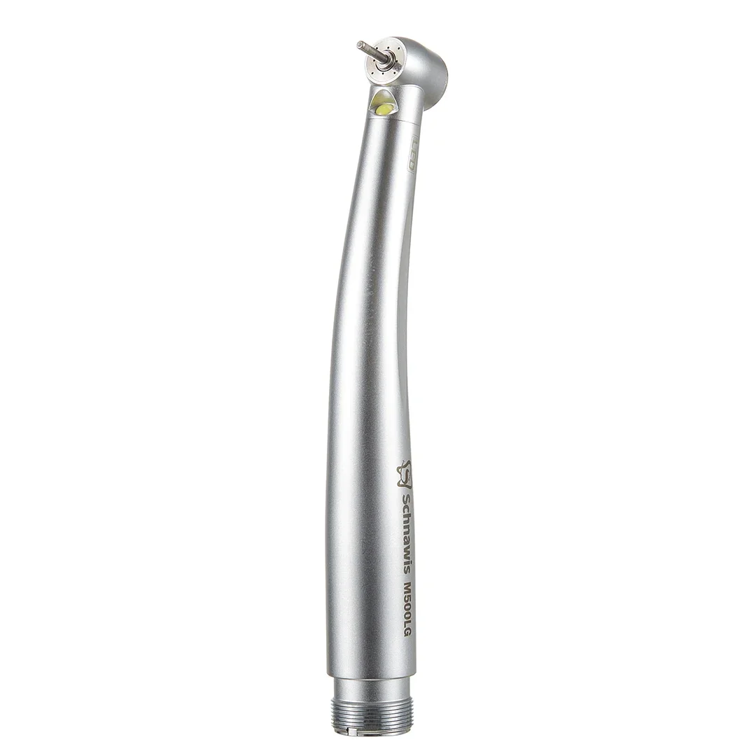 Dental LED High Speed Handpiece Standard Head Push Button Four Water Spray E-generator Air Turbine 2/4 Holes Dentist Instrument