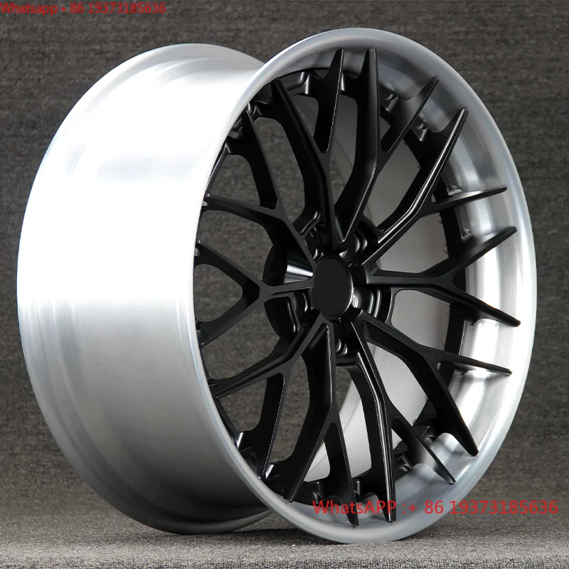 LZT-1183 Custom 2-Piece Forged Rims Brushed Lip 5x112 5x120 Wheels for M3 R8 Lamborghini Revuelto 525i 530i 535i 540i M5 M550i